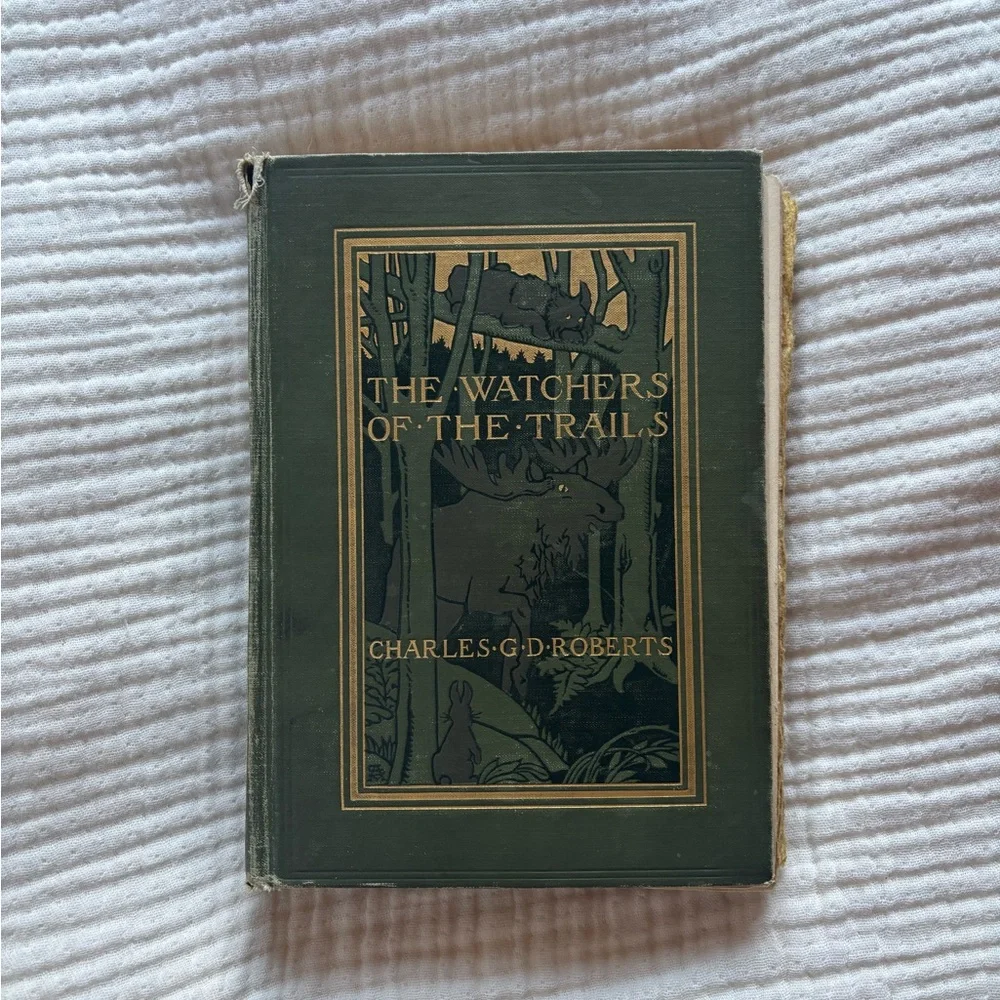 Handmade Vintage Woodland Book Watercolor Journal